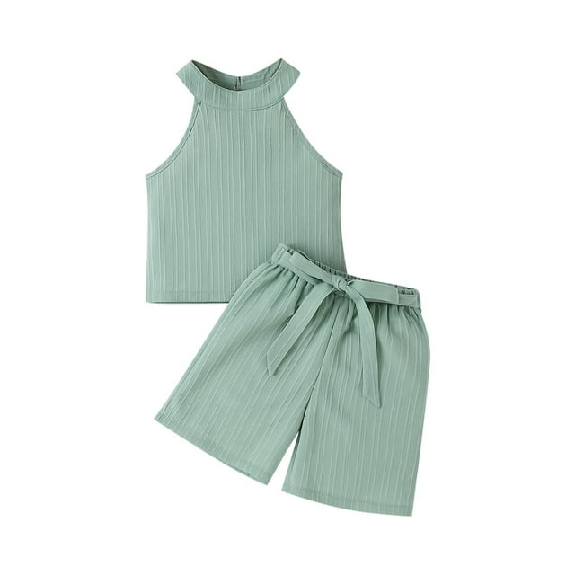 Wo-Fusoul Ensemble Débardeur et Short pour Femmes, Polyester Confortable, Tenue Décontractée pour Salon, Maison et Usage Quotidien