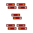 thumbnail image 2 of Baohd 2pcs / Set Feux Arrière de Remorque de Camion Multifonctions Facile à Installer Haute Luminosité Faite avec ABS LED Camion Barre de Feu Arrière 24v Couverture Rouge 5Set, 2 of 6