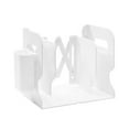 thumbnail image 1 of DEBGFS GH Adjustable Book Stand ABS Retractable Bookends for Shelves Book Support Rack Bookshelf with Pen Holder Office Desk Organizer,white, 1 of 8