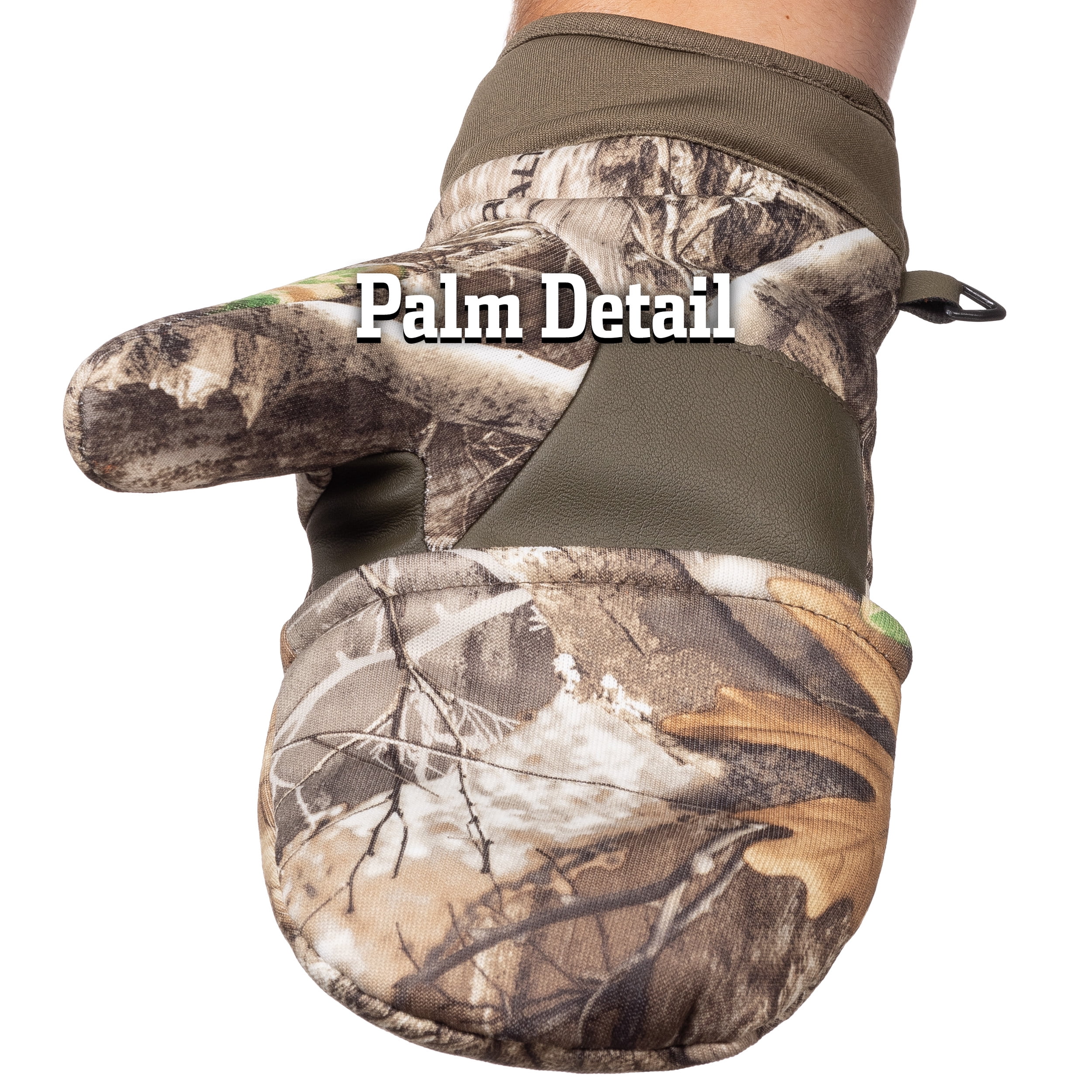 Hunworth Men's Scout Heat Boost™ Lined, Hunting Pop Top Glove (RealTree Edge®)– Size L/XL