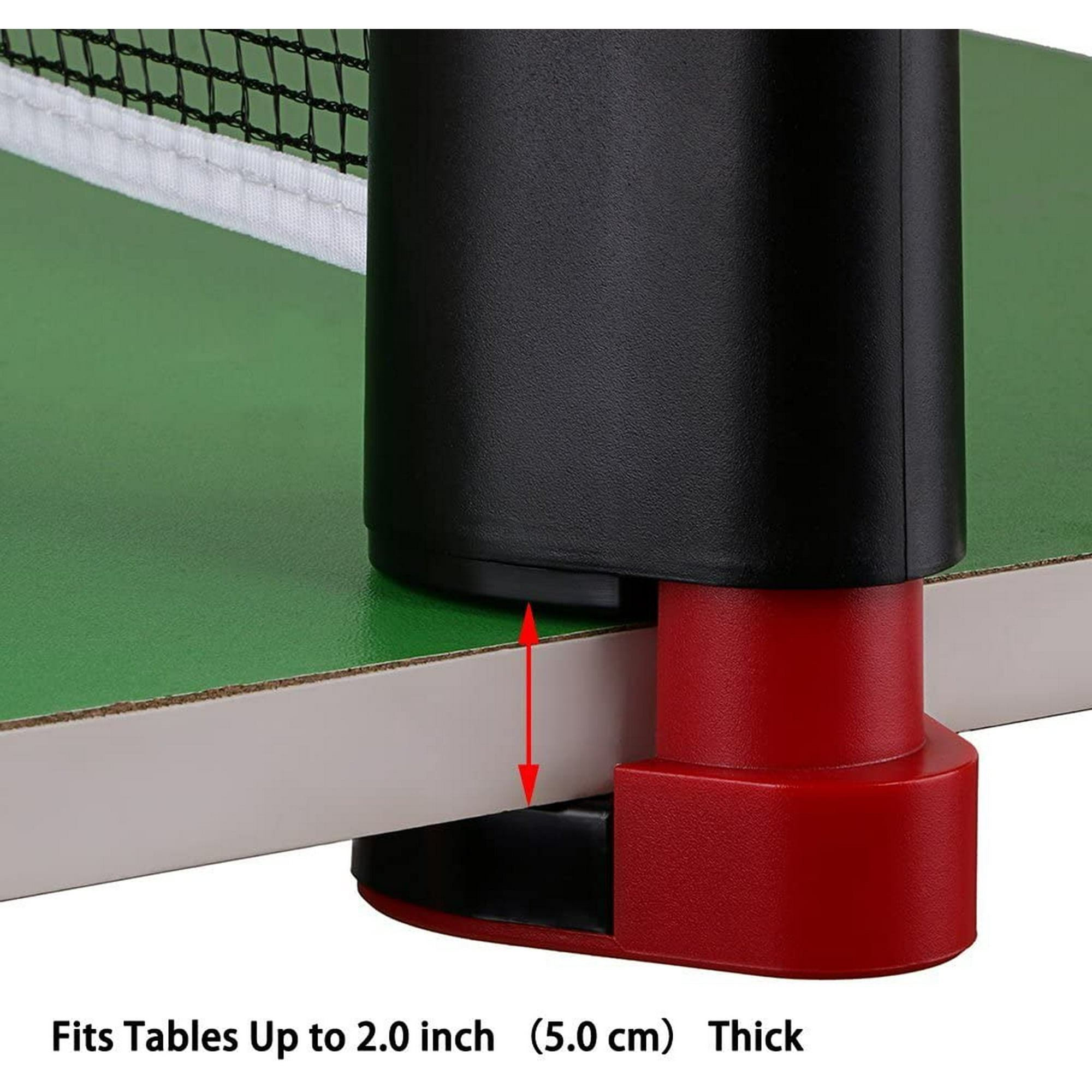 Retractable Table Tennis Net Replacement, Ping Pong Net and Post （red,5.57  Feet） - Walmart.ca