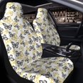 thumbnail image 2 of Uemuo Golden Glitter Butterflies Pattern Car Seat Covers for Front Seats Waterproof Seat Covers for Cars, Universal Auto Front Seats Protector Fits for Car-2 PCS, 2 of 6
