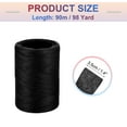 thumbnail image 2 of Raffia Paper Ribbon 98 Yard Raffia String Paper Rope Handmade Paper Craft Cord Black / 2 Pcs, 2 of 7