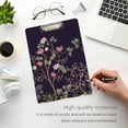 thumbnail image 5 of GZHJMY Wildflowers Clipboard A4 Standard Size Decorative Clipboard with Low Profile Metal Clip for Students Men Women Classroom and Office Whiteboard Clipboards, 5 of 7