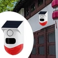 thumbnail image 4 of Outdoor Motion Alarm Solar Powered Alarm Strobe Waterproof Solar Infrared Motion Alarm for Gate Outdoor Home71mmx71.28mmx135.36mmMulticolor SZRH A-D_Perfect Gift, 4 of 4