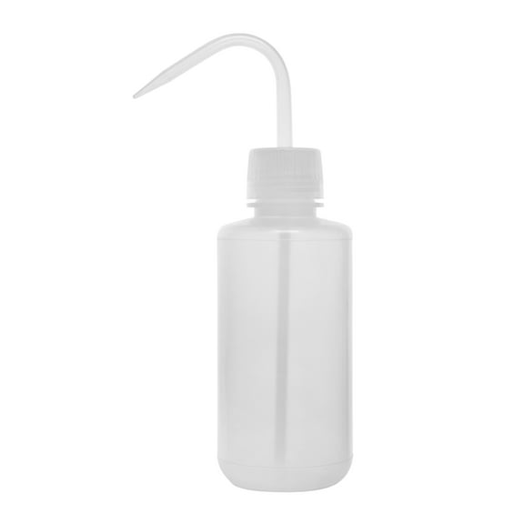 Wash Bottle, 500ml - Low Density Polyethylene - Translucent, Unbreakable - Screw Cap with Sturdy Delivery Tube, Leak-Proof Dispensing of Liquids - Eisco Labs