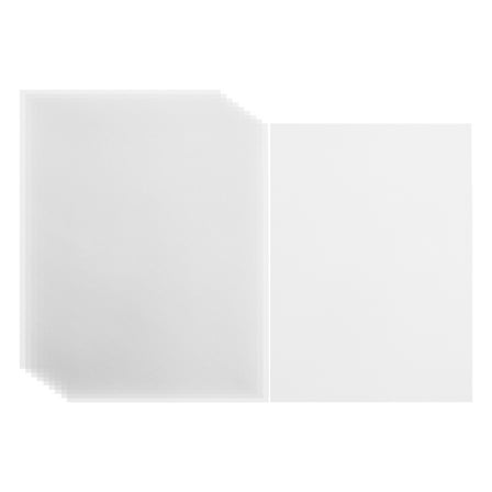 ROSENICE Shrink Plastic Sheet Kit 10Pcs for Diy Projects and Craft Making