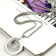 thumbnail image 4 of Minnieouse Colgante de cadena larga chapado en plata con diamantes de imitación de cristal a la moda para mujer Ropa, zapatos y accesorios Miscelánea, 4 of 4