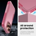 thumbnail image 4 of for iPhone 16 Pro Case, [Shockproof] Military Grade Proof Protection [Dropproof] Rugged Protective Heavy Duty Phone Case Cover for iPhone 16 Pro (Pink), 4 of 14