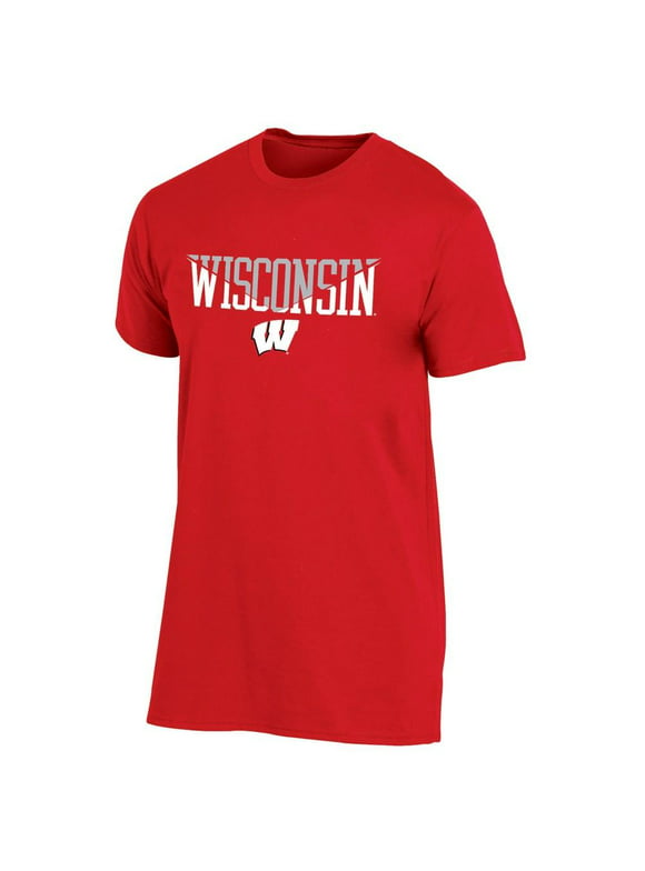 Official NCAA Men's Wisconsin Badgers T-Shirt M Medium 38/40 Rivalry Threads