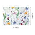 thumbnail image 3 of Floral Bath Mat Flower Bathroom Rugs Colorful Non-Slip Bath Rugs Super Soft Bath Rugs 16"x24", 3 of 8