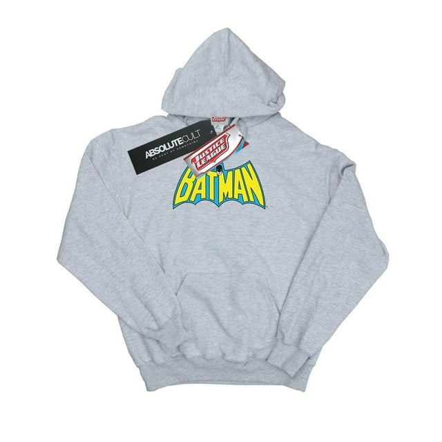 DC Comics Chandail à Capuchon Logo Rétro Batman pour Hommes
