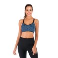 thumbnail image 1 of Sports Bras for Women, Front Strappy Adjustable Medium Impact Yoga Bra for Workout Fitness Running, Blue, M, 1 of 7