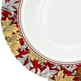 thumbnail image 4 of Deep Plate Kitchen Plates Dinnerware Morris Garden Soup Plate Set of 4 (bordeaux) Dinner Plate Serving Plate 8.5" (21.5 cm) Soup Bowl, 4 of 6