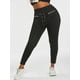 thumbnail image 1 of Pantalones Talla Extra Cordones Laterales con Cremallera Rosegal  Pantalones de talla grande, 1 of 5