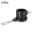 thumbnail image 3 of Flag Pole Rings Mounting Clips Rotating Fasteners 19mm x 27mm Black Pack of 2, 3 of 5