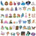 thumbnail image 3 of Wrapables Waterproof Vinyl Stickers for Water Bottles, Laptop, Phones, Skateboards, Decals for Teens, 100pcs, Fantasy Princess, 3 of 7