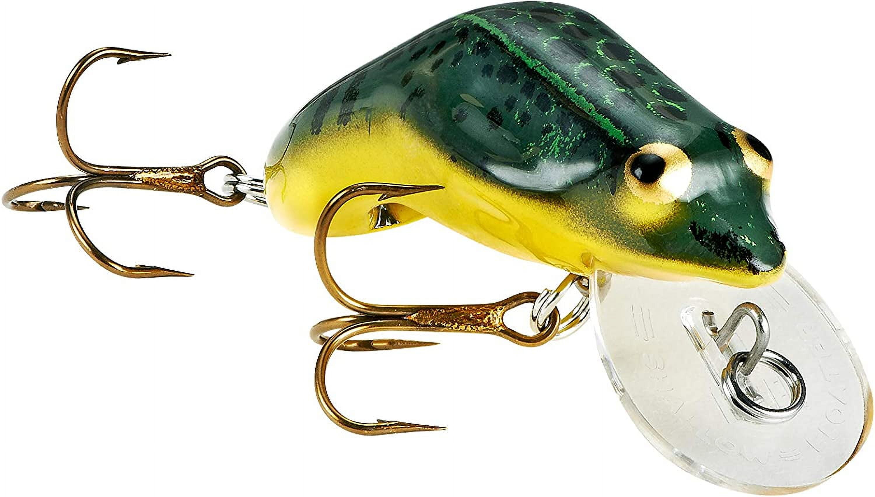 Rebel Lures Wee Frog Fishing Lure (2-Inch, Green Bull Frog) Multi-Colored