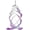 Iridescent Crystal Spinner, variant on In the Breeze 4888 — Lil' Silver Sprite — Holographic Mylar Decoration, 4.5" x 12", 12" — Yard and Garden Decoration — Humane Animal Deterrent