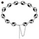 thumbnail image 1 of Cow Print Waist Chain Belt for Women Adjustable Acrylic Alloy Retro Vintage Boho Body Jewelry for Dresses Jeans Skirts Party Date And Daily Outfits, 1 of 3
