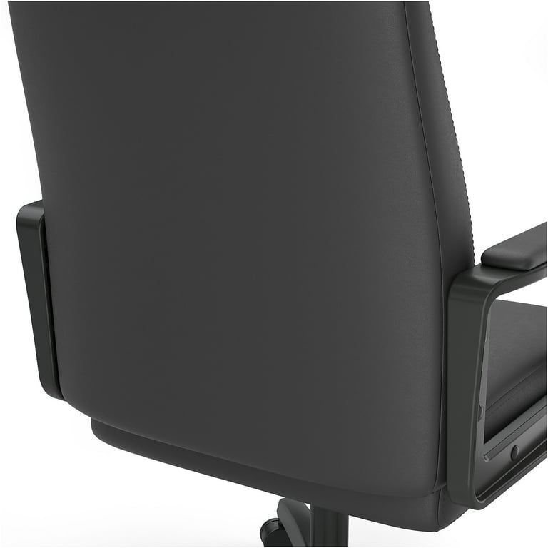 Union Scale Prestige Bonded Leather Manager Chair Black UN59408