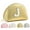 Gold, variant on YOOLIFE Initial Makeup Bag for Women Teen Girls, Travel Cosmetic Bag Make Up Bag Pouch Gifts for Women