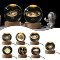 thumbnail image 5 of Lierteer Christmas Crystal Ball Decoration Astronomy Solar Planets Moon Astronaut Solar system, 5 of 9