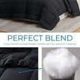 thumbnail image 4 of LammaLoe Oversized King Comforter, Quilted Down Alternative Comforter, All Season Duvet Insert Black/Gray, 4 of 8
