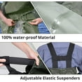thumbnail image 4 of Chest Waders, Fishing Hunting Waders with Non-Slip Boots Unisex, Two-ply Waterproof Nylon/PVC Bootfoot Wader, Geen Size 12, 4 of 7