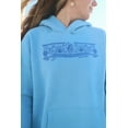 thumbnail image 2 of Women’s Oversized Vintage Protect the Ocean Graphic Embroidery Hoodie Preppy Sweatshirt for Teens, 2 of 7
