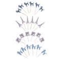 thumbnail image 2 of Paquete de 24 piezas surtidas de papel para cupcakes, decoración para tartas, selecciones de alimentos, decoración para fiestas, 2 of 9