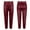 Burgundy, variant on Aislor Toddler Girl Strechy Leggings Tights Winter Warm Pants Thick Fleece Lined Trousers Hot Pink 9-10