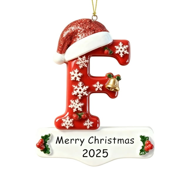 Christmas Tree Decorations 26 Letters Christmas Tree Decoration Pendant Christmas Tree Ornaments Diy Christmas Ornaments Christmas Decoration Xmas Tree Hanging Decor Christmas Tree Lights
