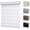 A-white (No Drill), variant on No Drill Zebra Blinds for Windows, Cordless Day & Night Dual Sheer Roller Shades, Easy Installation, Free-Stop Lift System, Light Filtering Privacy Blinds for Home(White,25" W x 75" H)