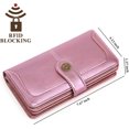 thumbnail image 3 of LAICAIW Women's Wallet Genuine Leather RFID Blocking Large Capacity Trifold Ladies Wallet, 3 of 6