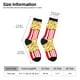thumbnail image 2 of Fotbe Popcorn Calcetas Largas con Estampado para Hombre y Mujer – Calcetas de Compresión Transpirables y Elásticas, Viajar y Uso Diario Talla 5-11, 2 of 6