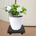 thumbnail image 5 of KAKOWELY Support de pot de Plante Support de pot de Fleurs Plateau avec Roues Plateau de Plante avec Roulettes Support de Plante avec Roulettes Base de Plante Roulante Plateau de Jardinière pour Plantes d'Intérieur Support de Jardinière, 5 of 5