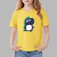 thumbnail image 1 of Blusas y camisas de manga corta con cuello redondo para niños Camiseta de verano de manga corta estampada para niñas Jersey elegante de cuello redondo para niñas Top de algodón para niños, 1 of 6