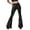 A-Gold5, variant on Women's Heart Print Flare Pants High-Waist Stretch Bell-Bottom Trousers Retro Casual & Party Bottoms