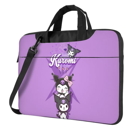 Sanrio Kuromi Laptop Bag Laptop Case Computer Notebook Briefcase Messenger Bag With Adjustable Shoulder Strap 14 Inch
