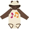 thumbnail image 3 of Inktastic Music Notes Band Choir Musician Gift Boys or Girls Long Sleeve Baby Bodysuit, 3 of 5