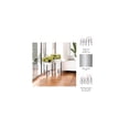 thumbnail image 6 of Decorative Flower Pots with Metal Stand for Home Decor - Modern Planters for Hallway, Entryway, and Living Room Decor - Indoor and Outdoor Pots for Plants Styling - Set of 2, 23", 19", White & Black, 6 of 14