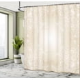 thumbnail image 4 of Ambesonne Vintage Shower Curtain, Bohemian Cultural Motives, 69"Wx70"L, Beige and Eggshell, 4 of 4