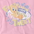 thumbnail image 2 of Looney Tunes Fweedom Women's T Shirt, Pink, Large, 2 of 6