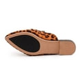 thumbnail image 4 of Women Mules Comfortable Slip On Pointed Toe Mules For Women Flats with Knot,Leopard 8, 4 of 4