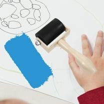 LOLIPPYY 5Pcs Printmaking Roller Plastic Glue Roller for Art and Craft Printing with Efficient Ink Application