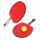 thumbnail image 2 of Raquetas de tenis de mesa, paletas de goma invertidas con 3 pelotas de ping pong (color aleatorio), 2 uds., 2 of 8