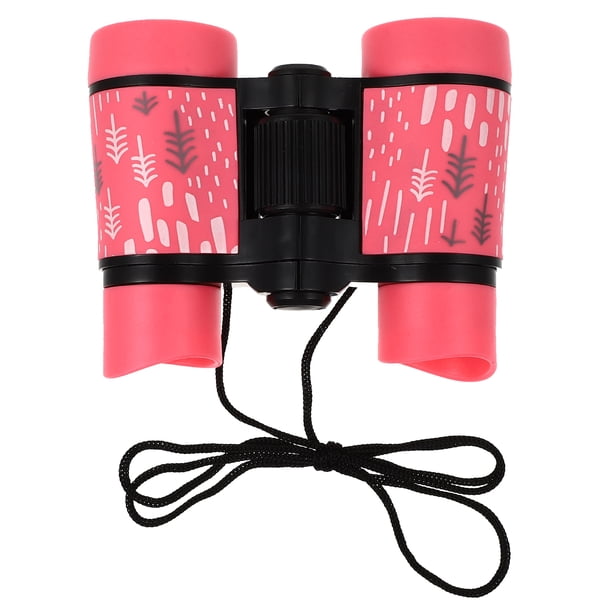 1 telescopio binocular impreso de alta resolución, binoculares portátiles, juguetes para niños.