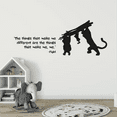 thumbnail image 3 of The Things That Make Me Different Are The Things That Make Me Me Piglet Quote Vinyl Wall Art Sticker Wall Decal Decoration For Home Room Nursery Kid Room Boy Girl Kinder Wall Décor Size (27x30 inch), 3 of 3