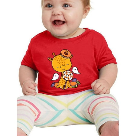

Cartoon Goraffe W Candy T-Shirt Infant -Image by Shutterstock 18 Months